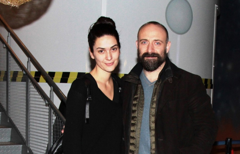 Halit Ergenç ve Bergüzar Korel çekimlerden fırsat bulunca...