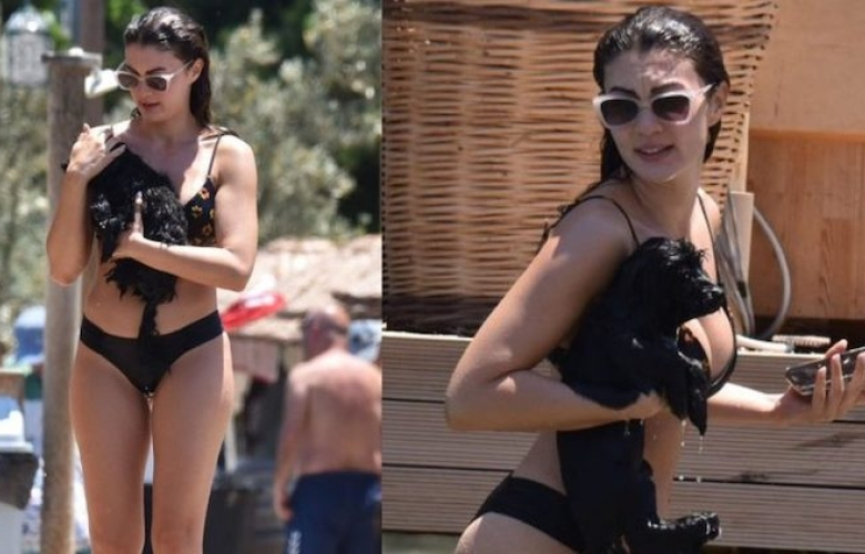 Burcu Özberk Bodrum tatilinde!