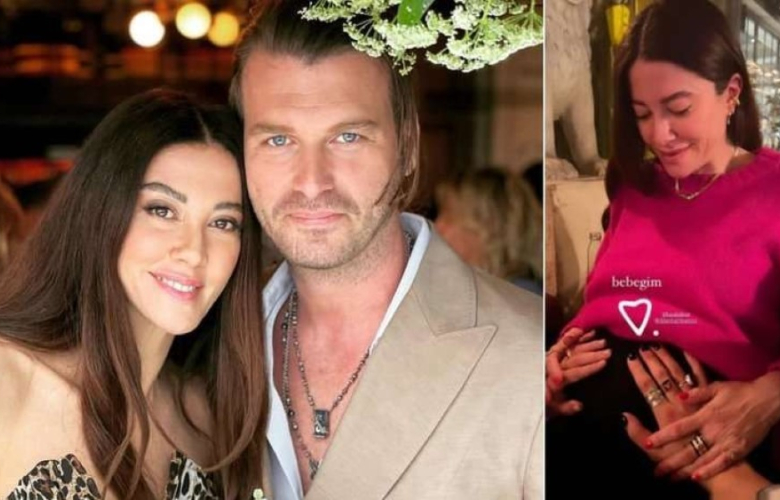 Anne olmak için gün sayan Başak Dizer'den karnı burnunda poz!