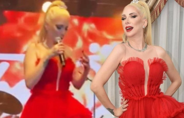 Tuğba Özerk sahneye sarhoş mu çıktı? Görüntüler tartışma yarattı...
