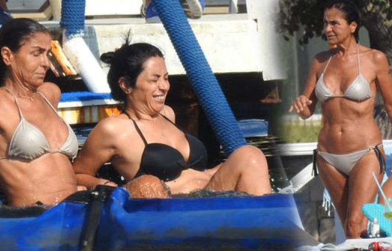Derya Tuna'nın deniz keyfi