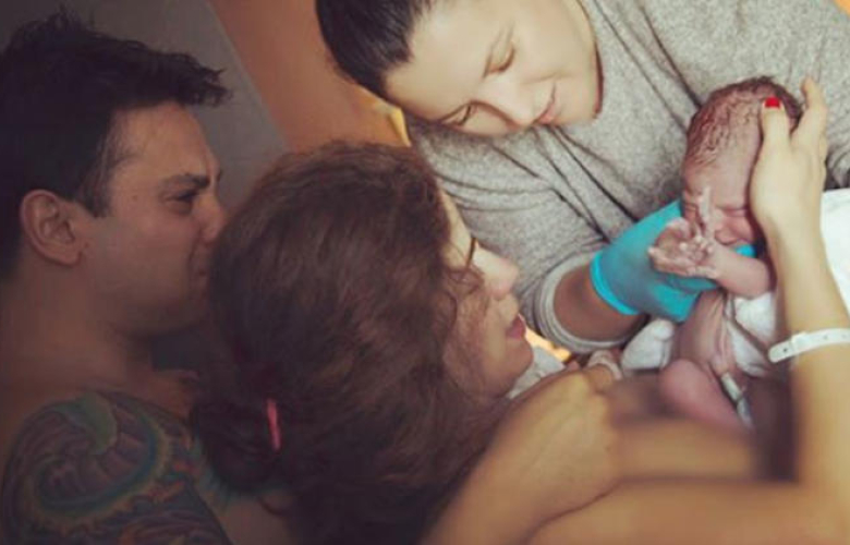 Ünlü oyuncu anne oldu! "Hoş geldin kızım, ne güzel geldin!"