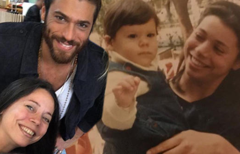 Annesinden Can Yaman'a bebeklik fotoğrafıyla doğumgünü kutlaması