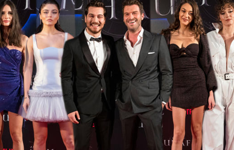 Çağatay Ulusoy'un yeni dizisinin galasına ünlü yağdı!
