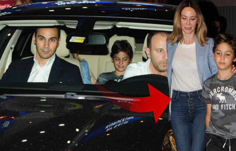 Demet Şener sevgilisi Cenk Küpeli ve çocuklarıyla birlikte yemekteydi