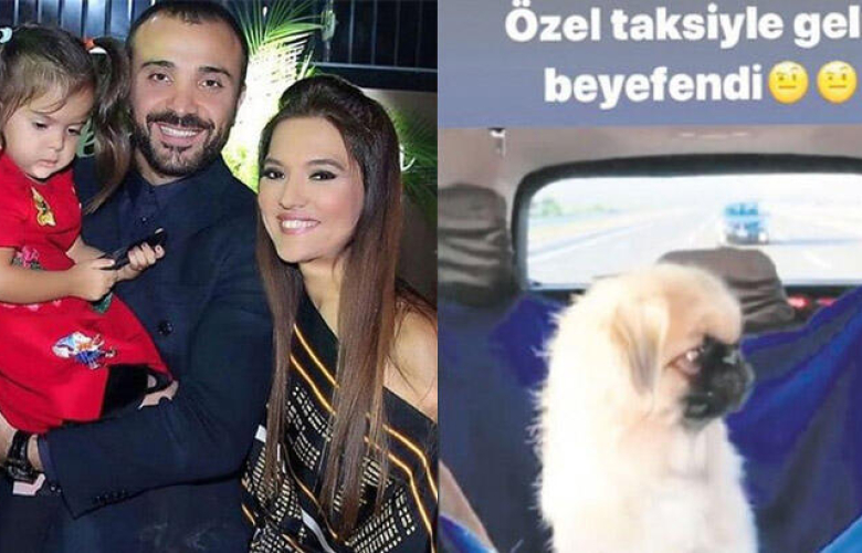 Demet Akalın köpeği için VIP araç kiraladı