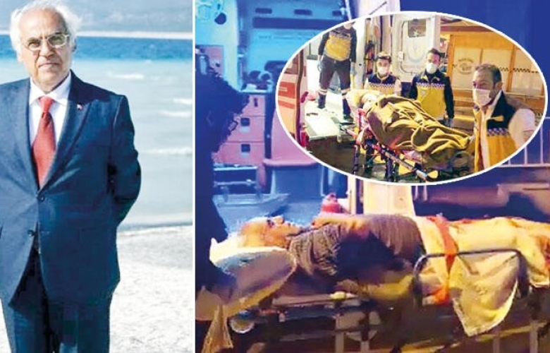 Salda Gölü'ne giren iş makinelerini kamuoyuna duyuran Yeşilova Belediye Başkanı Mümtaz Şenel ve eşine mafya kurşunu