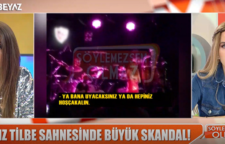 Yıldız Tilbe'nin sahnesinde büyük skandal! 