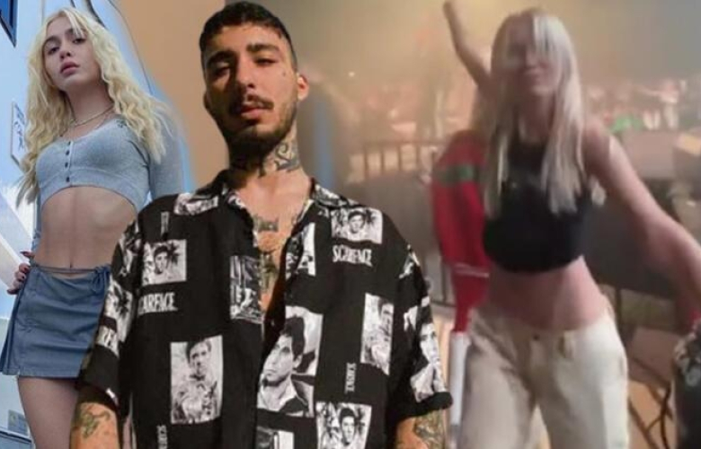 Aleyna Tilki, rapçi Uzi'nin konserinde saatlerce dans etti