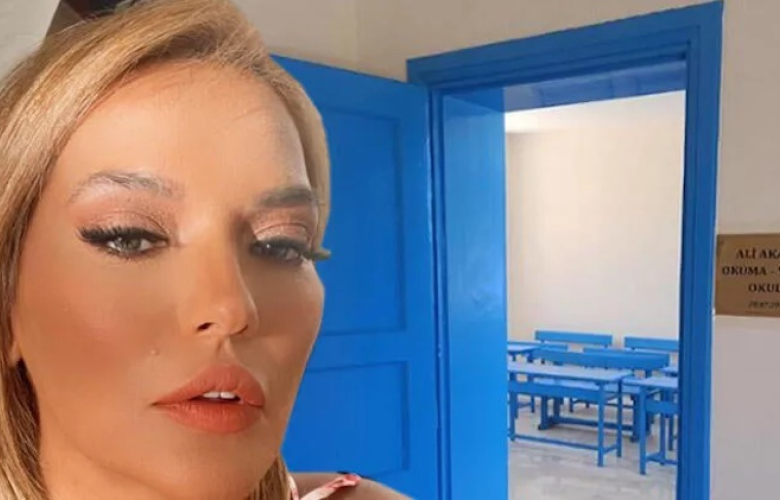 Demet Akalın'ın Giresun'da yaptırdığı okula babasının adı verildi
