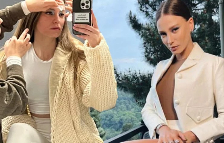 Serenay Sarıkaya bu kez telefon kılıfındaki yazı ile gündem oldu!