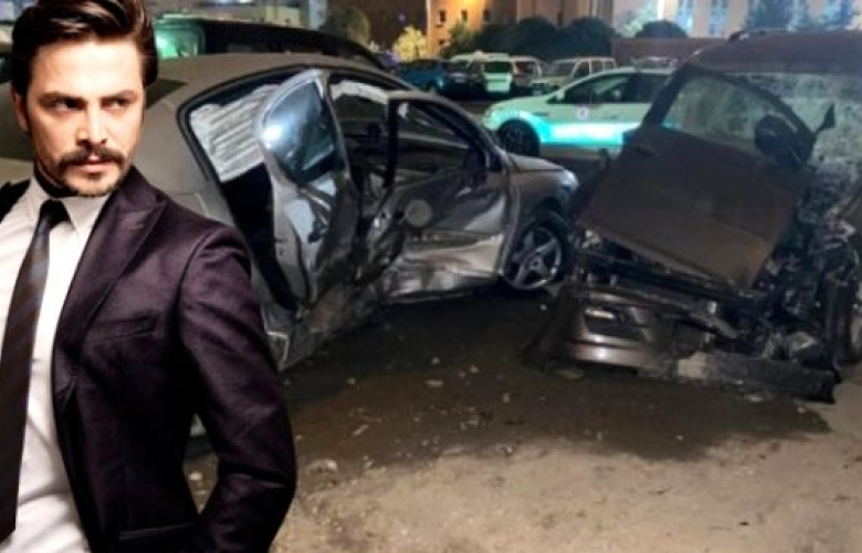Ahmet Kural'ın karıştığı zincirleme kazada araçlar kullanılamaz hale geldi