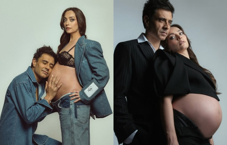 Zeynep Tuğçe Bayat & Cansel Elçin'den doğum öncesi pozlar geldi