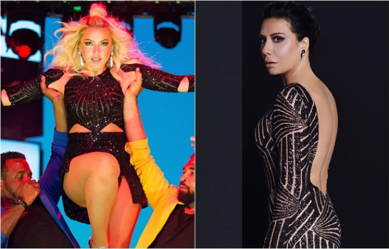 Hadise ile Işın Karaca'nın zevkleri ortak çıktı! Aynı kumaş, farklı elbise.