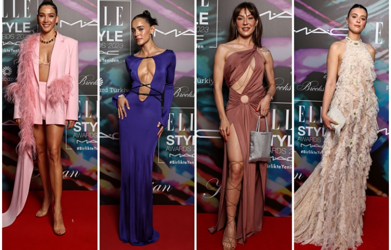 Elle gecesine ünlü yağdı