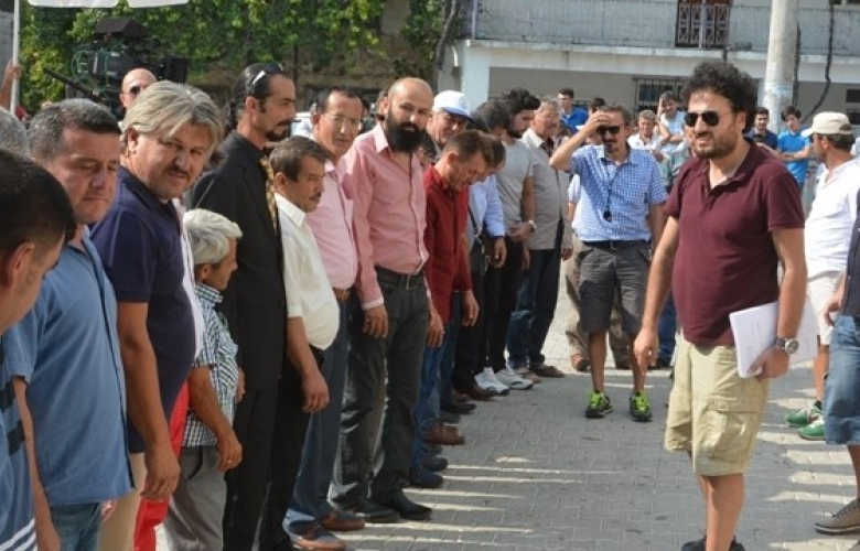 Yöre halkı "Bahtiyar Bahtıkara" filminde oynayabilmek için sıraya girdi!