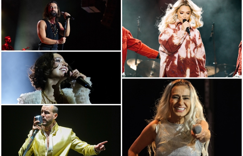 Yıldız Tilbe, Koray Avcı, Zeynep Bastık, Cem Adrian ve Hadise sahnelerinde neler yaşandı. İşte konser turu