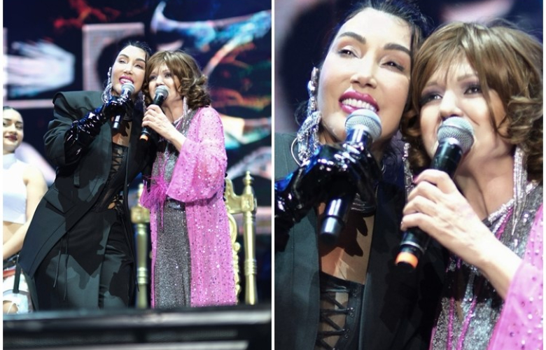 Hande Yener Gülden Karaböcek'i Kuruçeşme Açıkhava sahnesine çıkardı